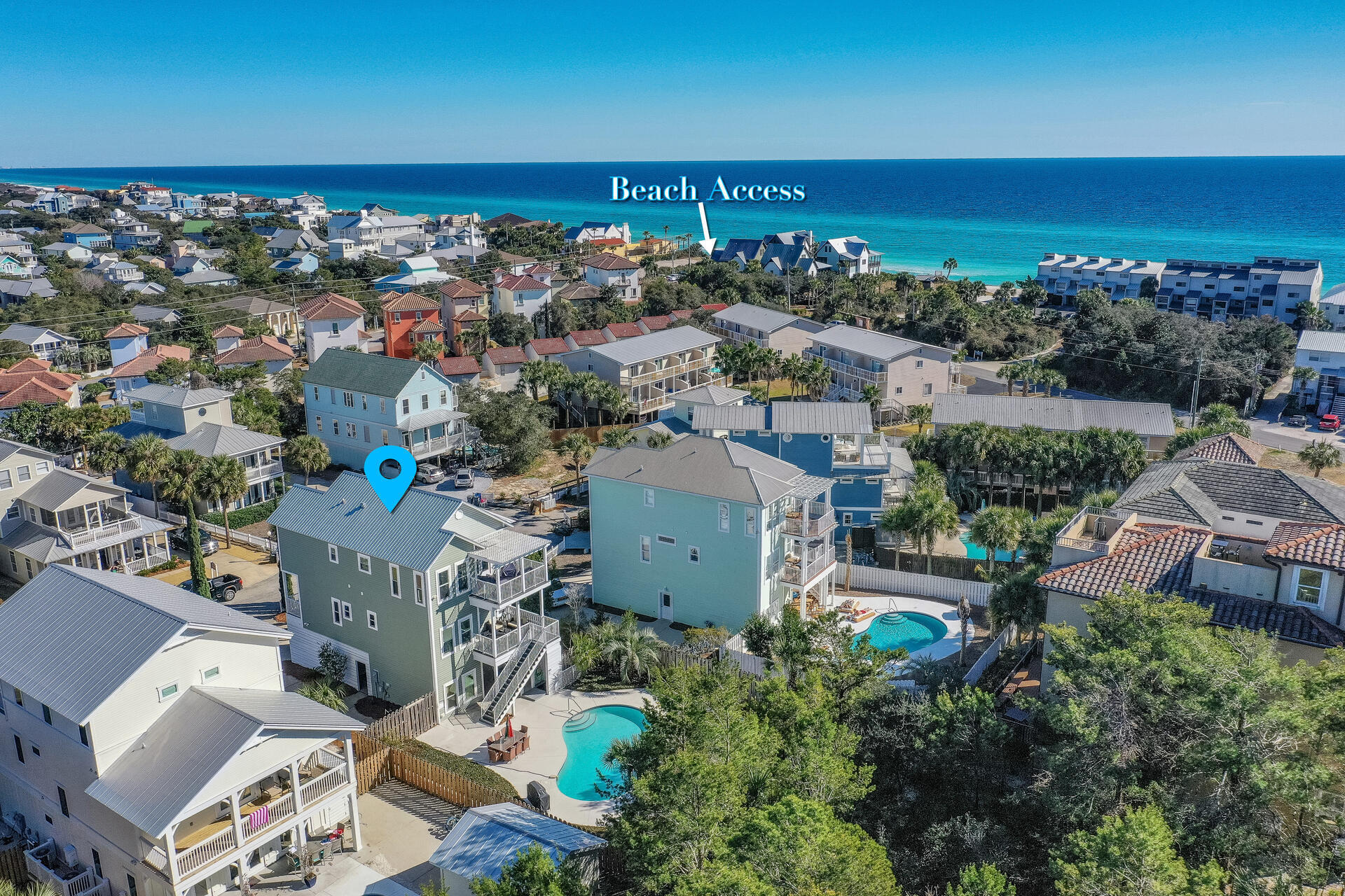 28 Sandcastle Court Santa Rosa Beach, FL 32459 - Photo 6 of 78 an aerial view of multiple house
