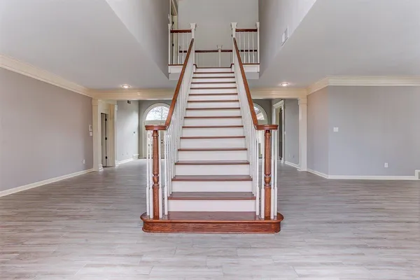 wooden floor in an empty room