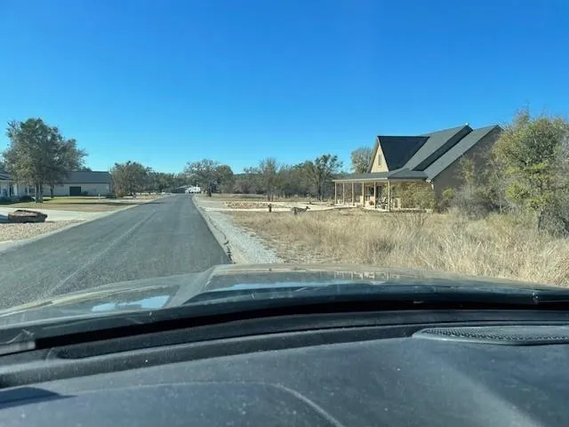 a view of a lake from a building