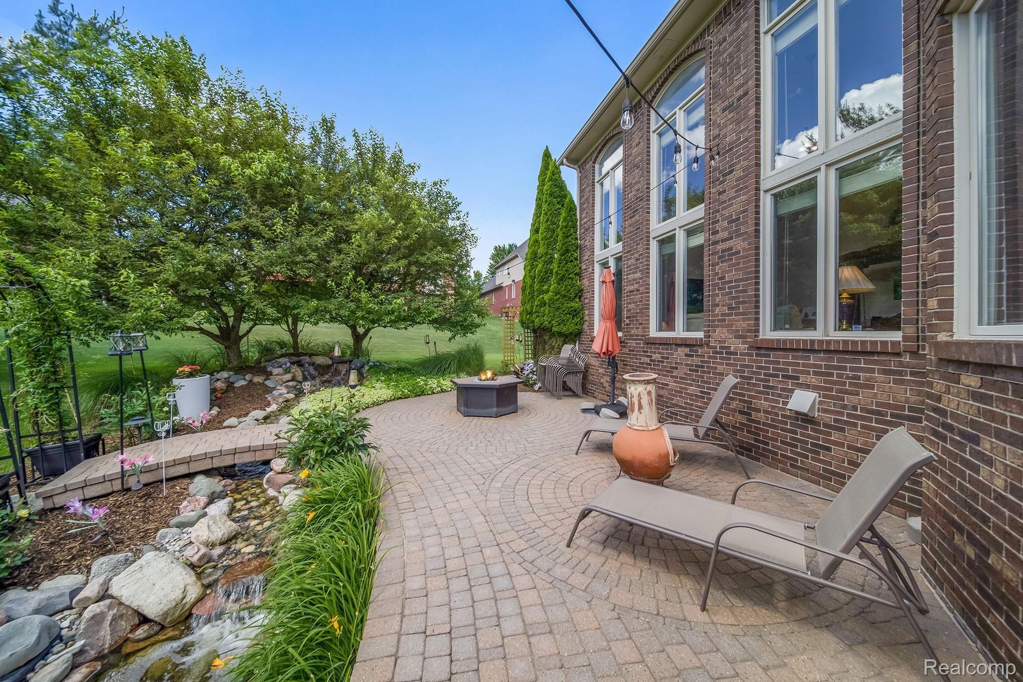 1091 Canyon Creek Drive Rochester, MI 48306 - Photo 29 of 30 PATIO WITH POND
