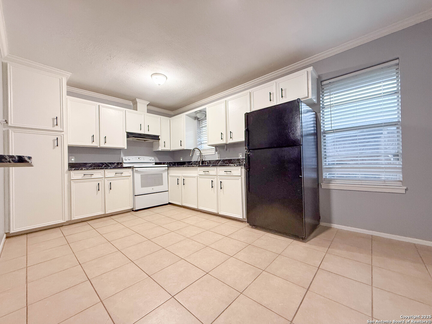 1403 West Hefferman Street Beeville, TX 78102 - Photo 6 of 15 a kitchen with a cabinets and appliances