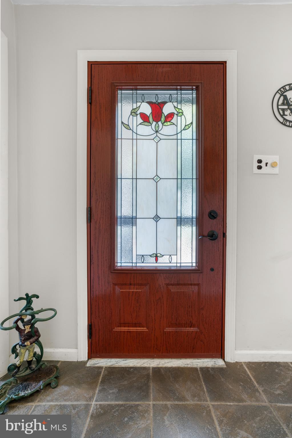 502 Paper Mill Road Oreland, PA 19075 - Photo 10 of 45 Beautiful leaded glass door