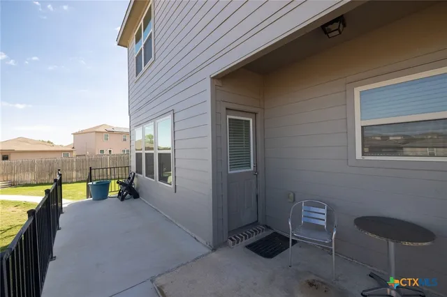 a view of outdoor space with seating area