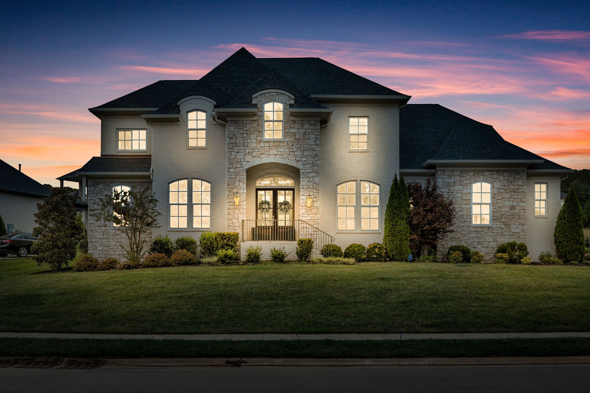6023 Lookaway Circle Franklin, TN 37067 - Photo 2 of 50 a front view of a house with a yard