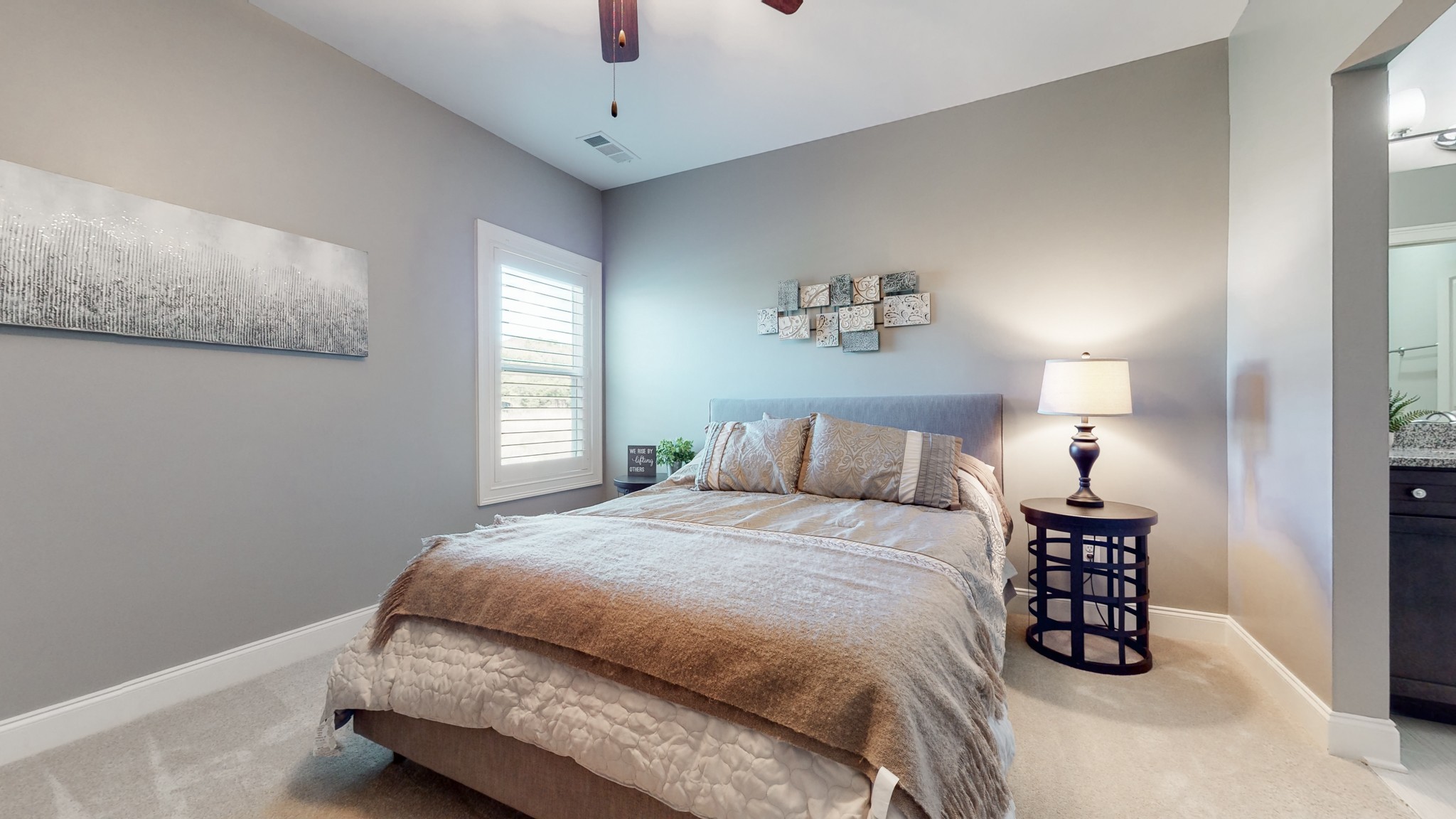 6023 Lookaway Circle Franklin, TN 37067 - Photo 38 of 50 a bedroom with a bed and a night stand