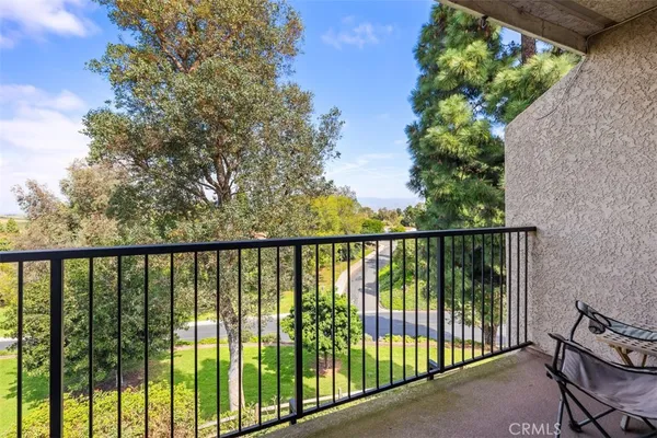 a view of a balcony
