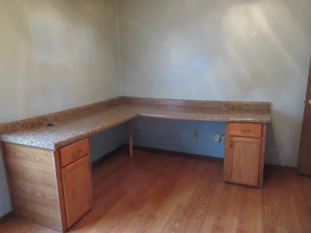 a room with storage and utility