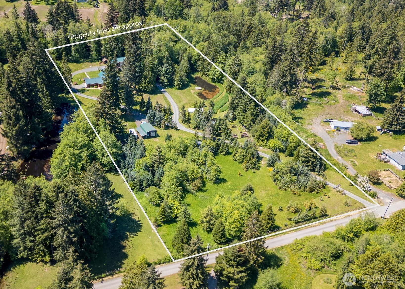 134 Bishop Road Port Angeles, WA 98363 - Photo 36 of 38 a view of a yard