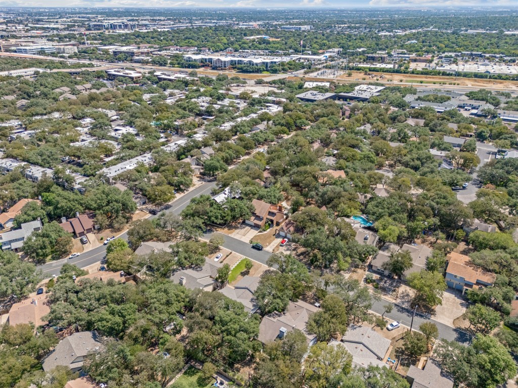 8113 Baywood Drive, Unit A Austin, TX 78759 - Photo 28 of 29 an aerial view of residential houses with outdoor space