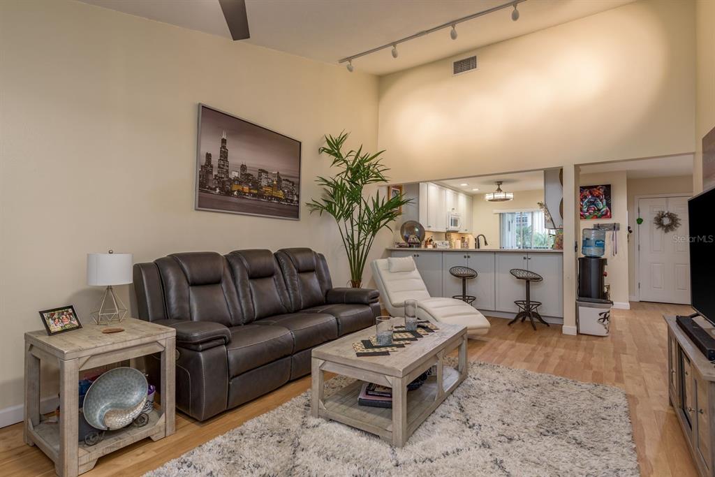 1333 McMullen Booth Road, Unit 1333 Clearwater, FL 33759 - Photo 9 of 26 a living room with furniture a rug and a window