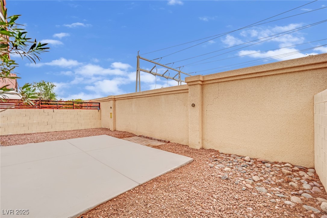2218 Ramsgate Drive Henderson, NV 89074 - Photo 33 of 33 View of patio / terrace featuring a fenced backyard