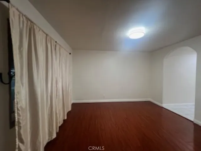 a view of wooden floor and staircase