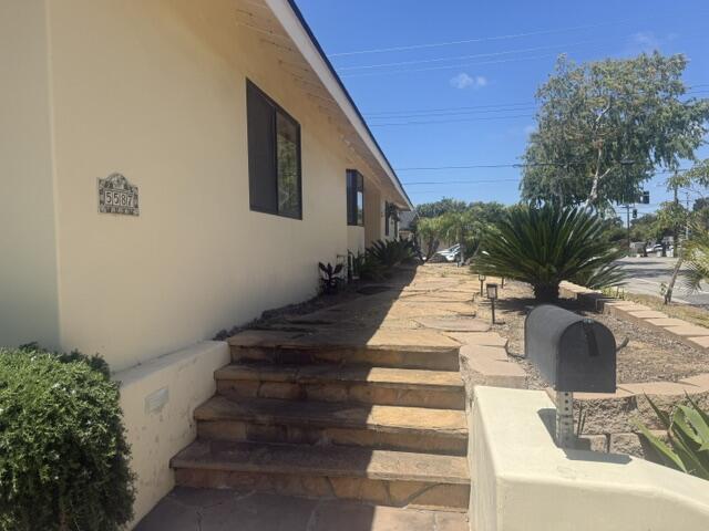 5587 Cathedral Oaks Road Santa Barbara, CA 93111 - Photo 2 of 18 5586 CO Front Walkway