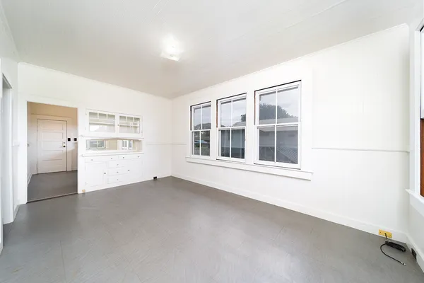 a view of empty room