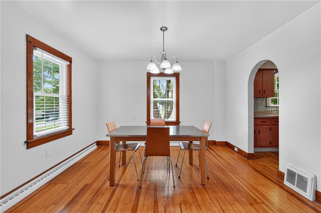 1605 Maratta Road Aliquippa, PA 15001 - Photo 15 of 34 a view of a dining room with furniture window and wooden floor