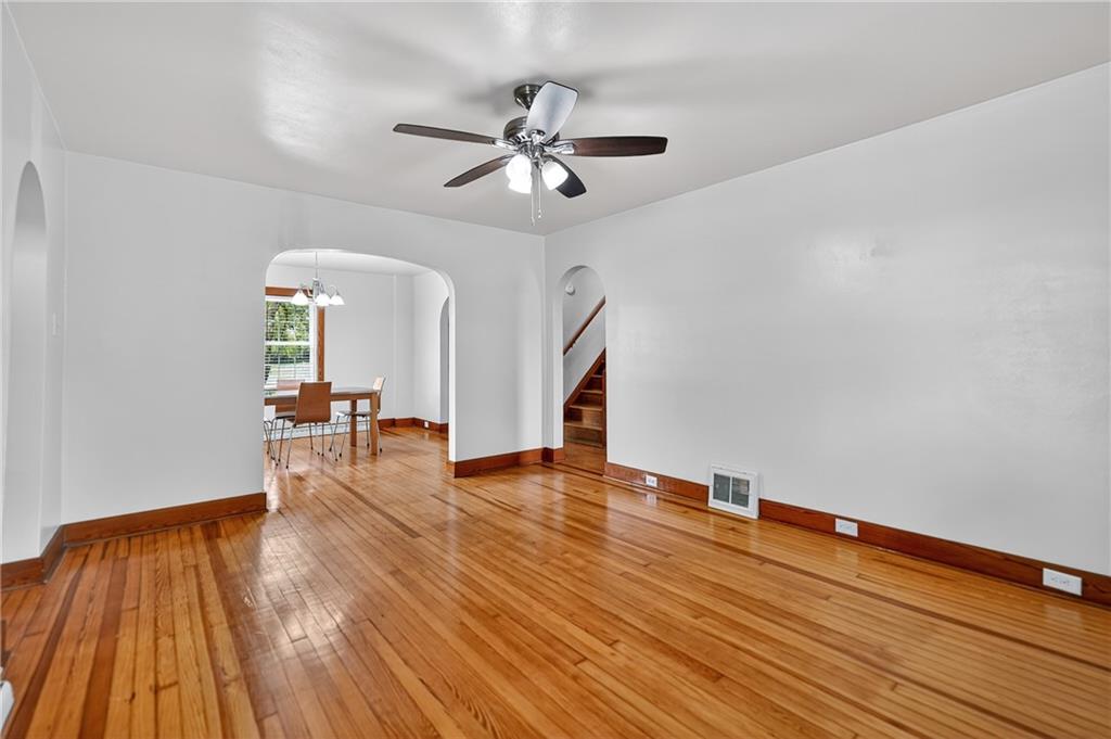 1605 Maratta Road Aliquippa, PA 15001 - Photo 16 of 34 a view of empty room with wooden floor