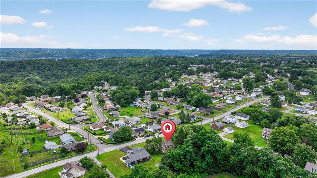 1605 Maratta Road Aliquippa, PA 15001 - Photo 9 of 34 an aerial view of residential houses with outdoor space and trees