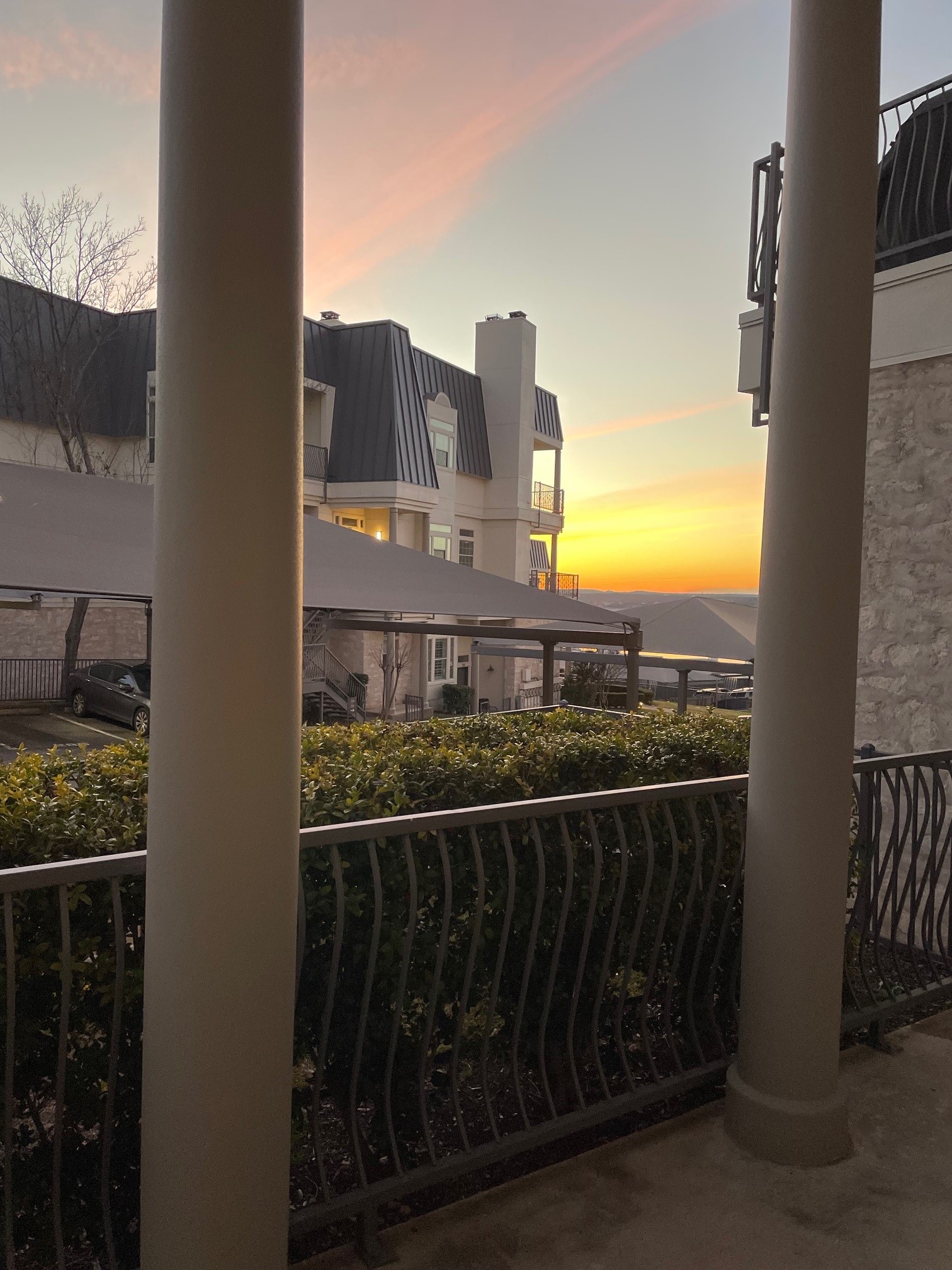 2918 Ranch Road 620 North, Unit X205 Austin, TX 78734 - Photo 17 of 23 a view of a balcony with an outdoor space