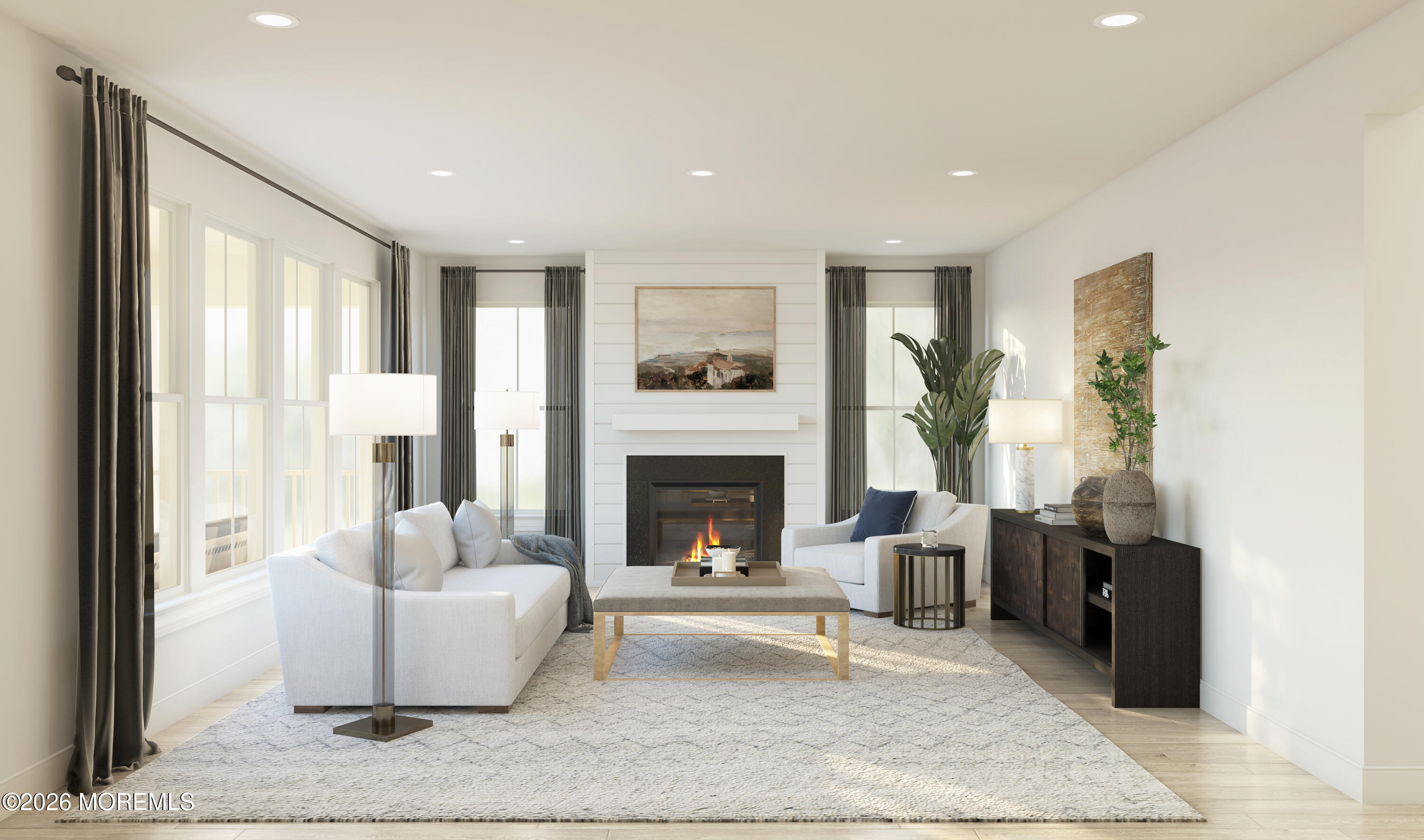25 Tee Place Neptune, NJ 07753 - Photo 6 of 16 a living room with furniture and a fireplace