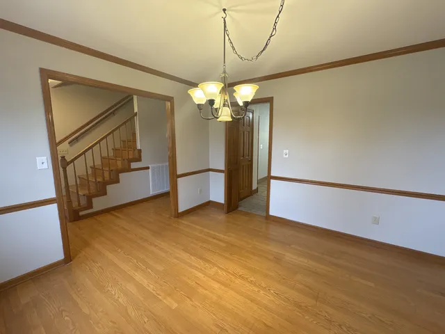 a view of entryway with stairs