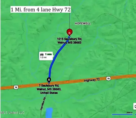 $35,550 | 1015 Saulsbury Road, Walnut, MS 38683