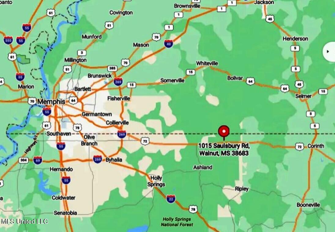 1015 Saulsbury Road Walnut, MS 38683 - Photo 19 of 23 Map3