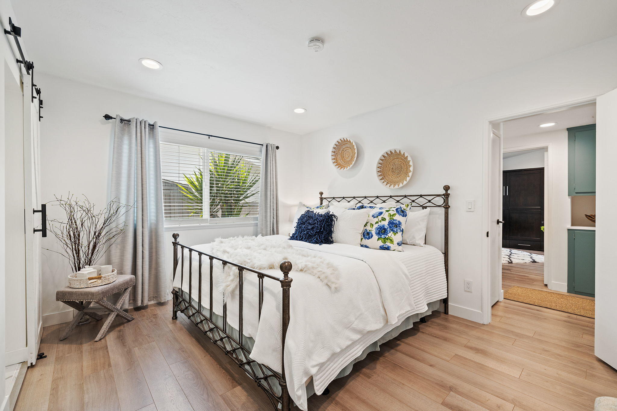 5853 Flambeau Road Rancho Palos Verdes, CA 90275 - Photo 21 of 32 a bedroom with a bed and a large window