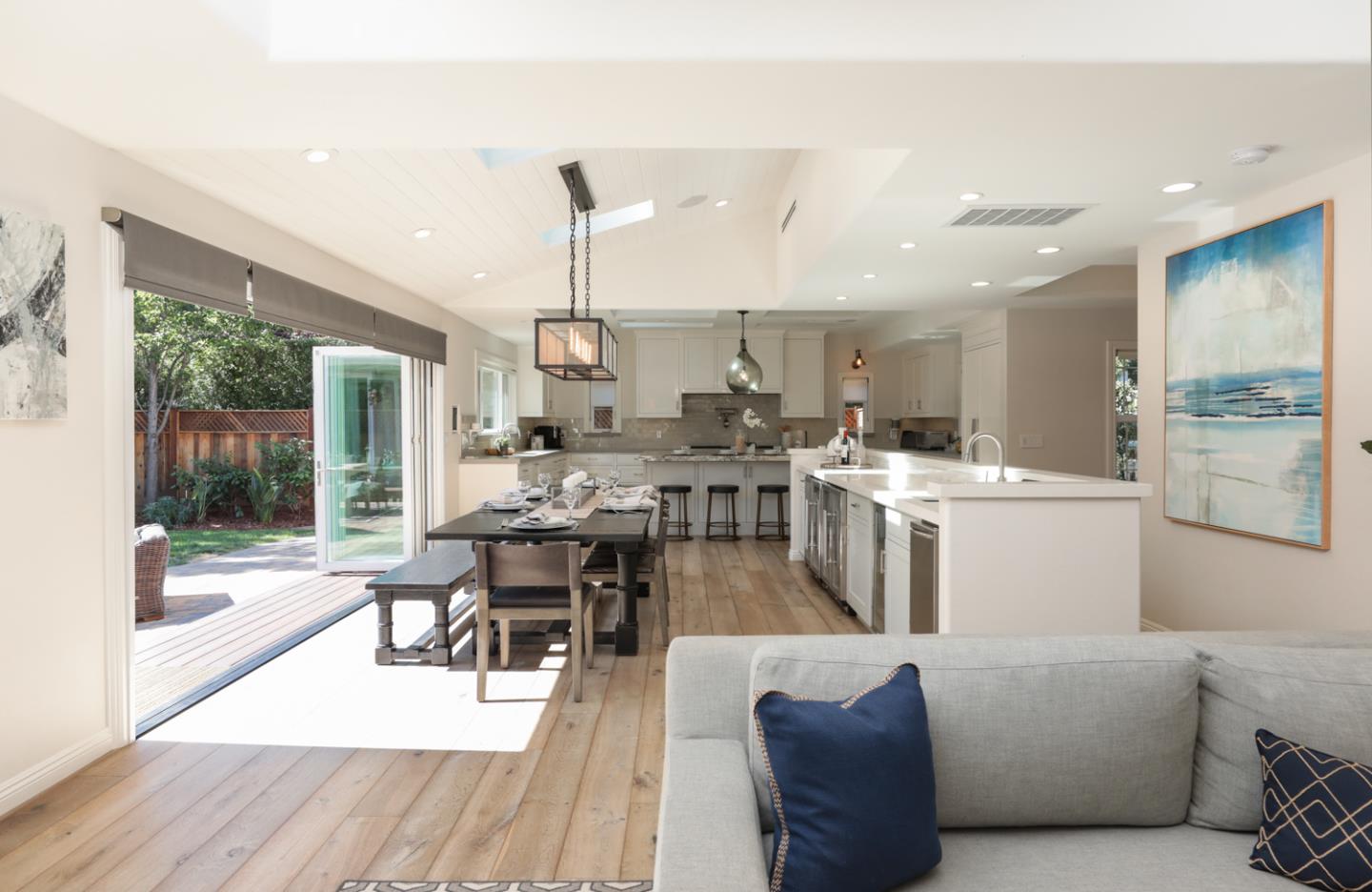 1202 Payne Drive Los Altos, CA 94024 - Photo 11 of 36 a large kitchen with a table and chairs