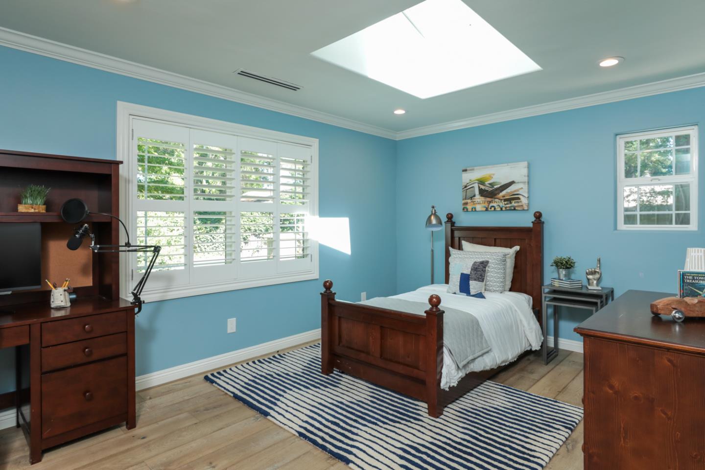 1202 Payne Drive Los Altos, CA 94024 - Photo 21 of 36 a bedroom with a bed and a window