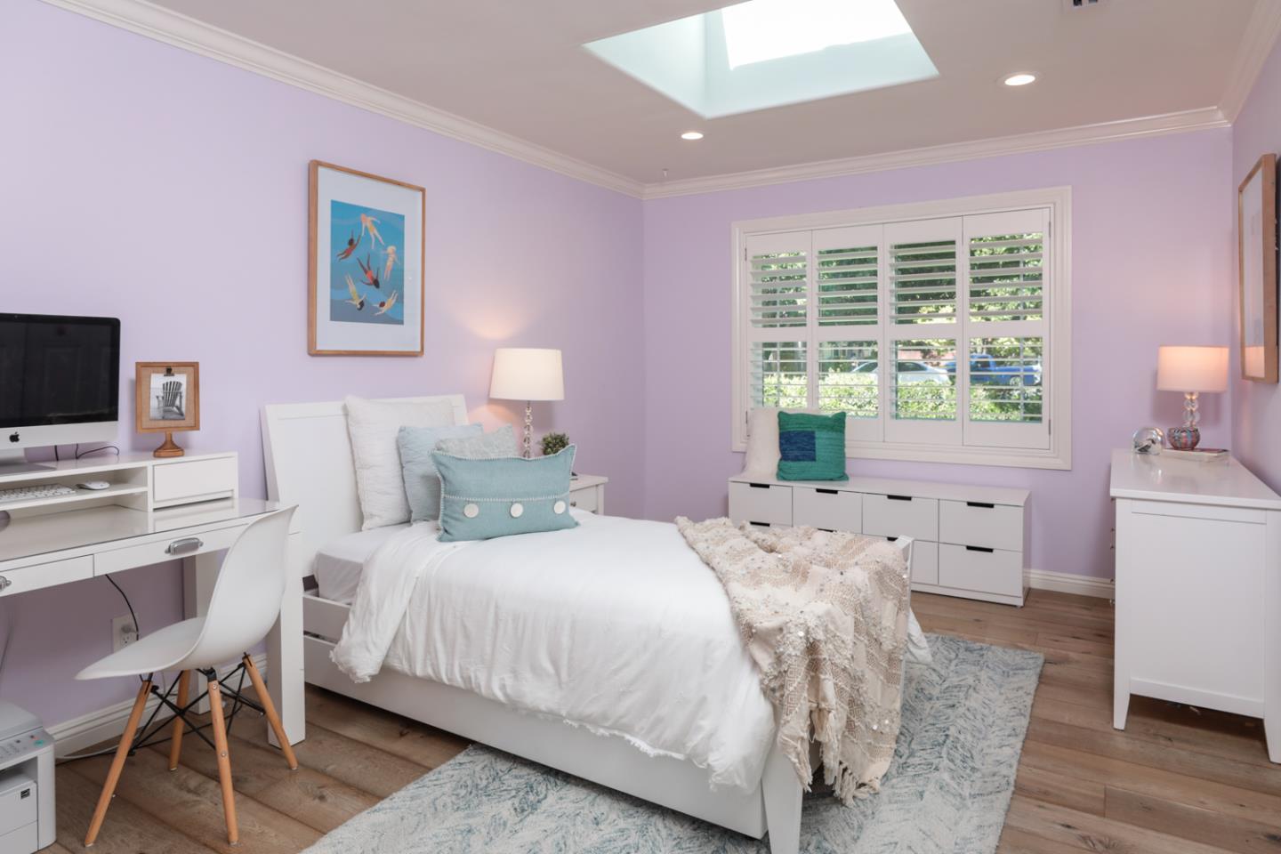 1202 Payne Drive Los Altos, CA 94024 - Photo 25 of 36 a bedroom with a bed and a desk