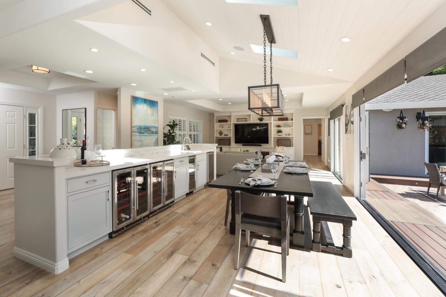 1202 Payne Drive Los Altos, CA 94024 - Photo 4 of 36 a large kitchen with a table and chairs