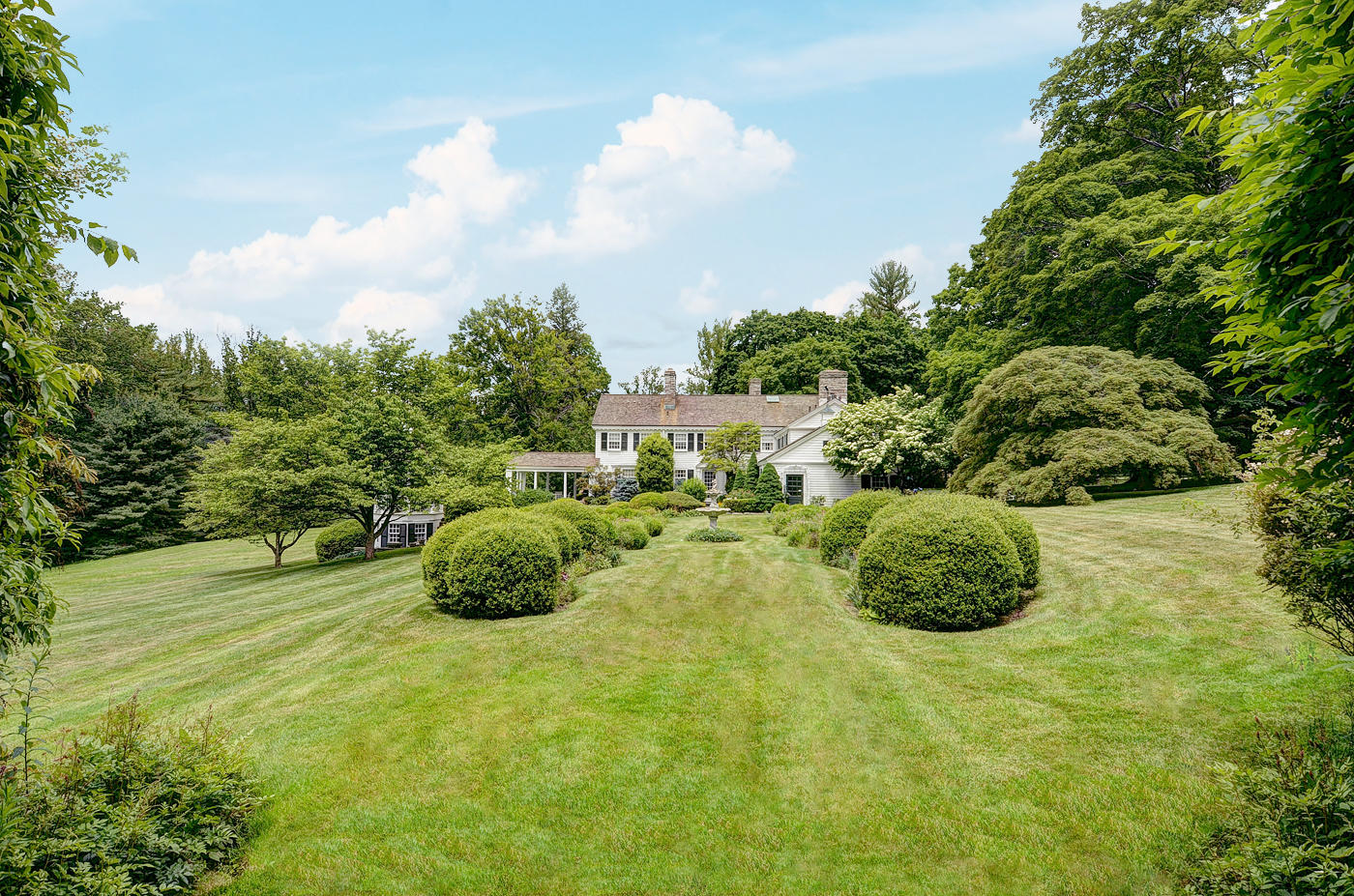 96 Woods End Road New Canaan, CT 06840 - Photo 19 of 21 a view of a garden