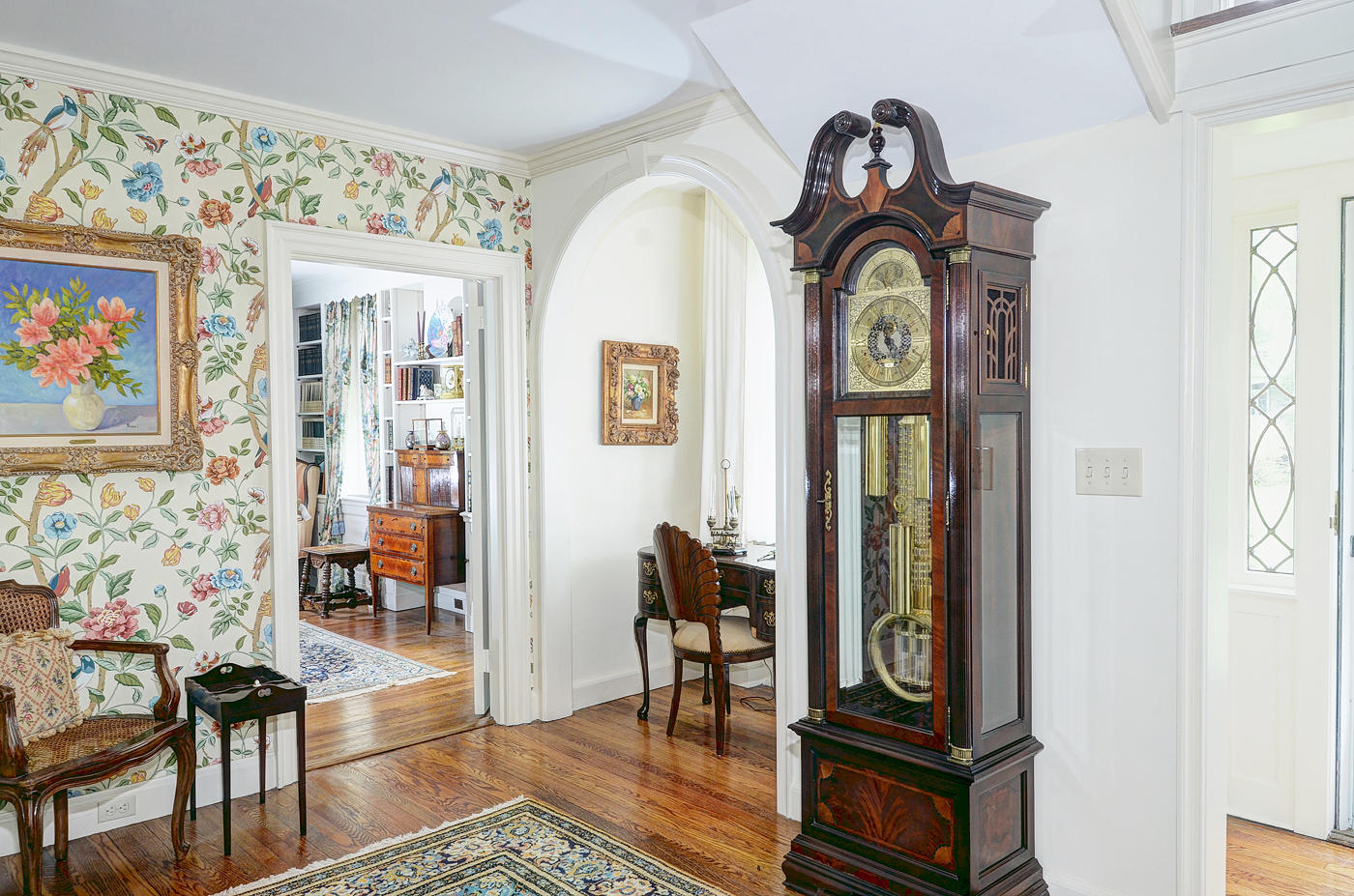 96 Woods End Road New Canaan, CT 06840 - Photo 7 of 21 a view of living room with furniture and wooden floor
