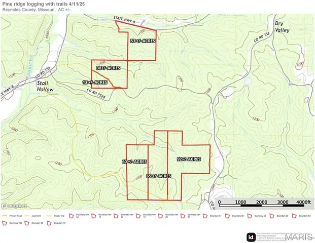 $28,600 | 0 Highway B 13 Ellington Mo 63638, Centerville, MO 63633