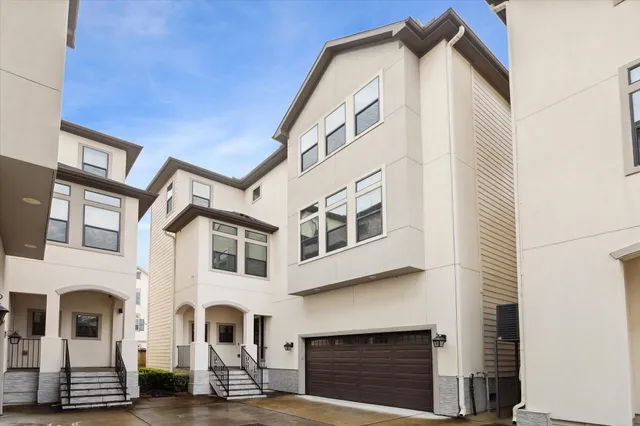 a view of a building with a balcony