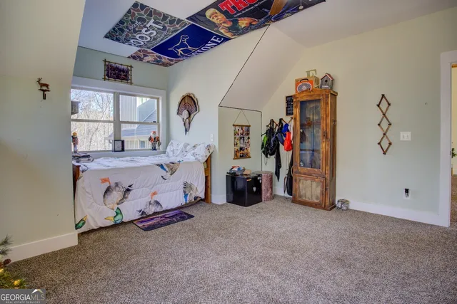 a view of a backyard of the house