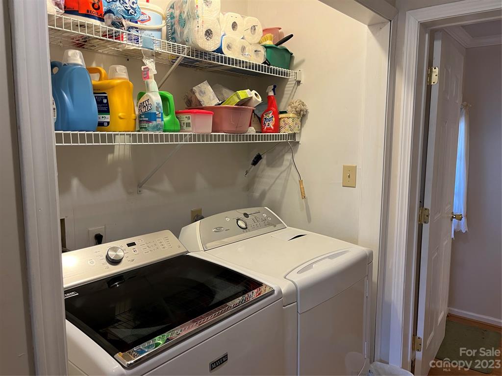 120 Barlow Lane Salisbury, NC 28147 - Photo 26 of 34 a utility room with dryer and washer