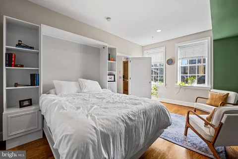 a view of a walk in closet