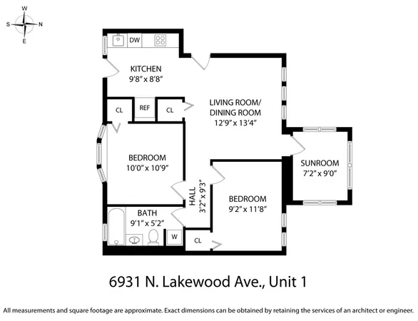 $2,308 | 6931 North Lakewood Avenue, Unit 3, Chicago, IL 60626