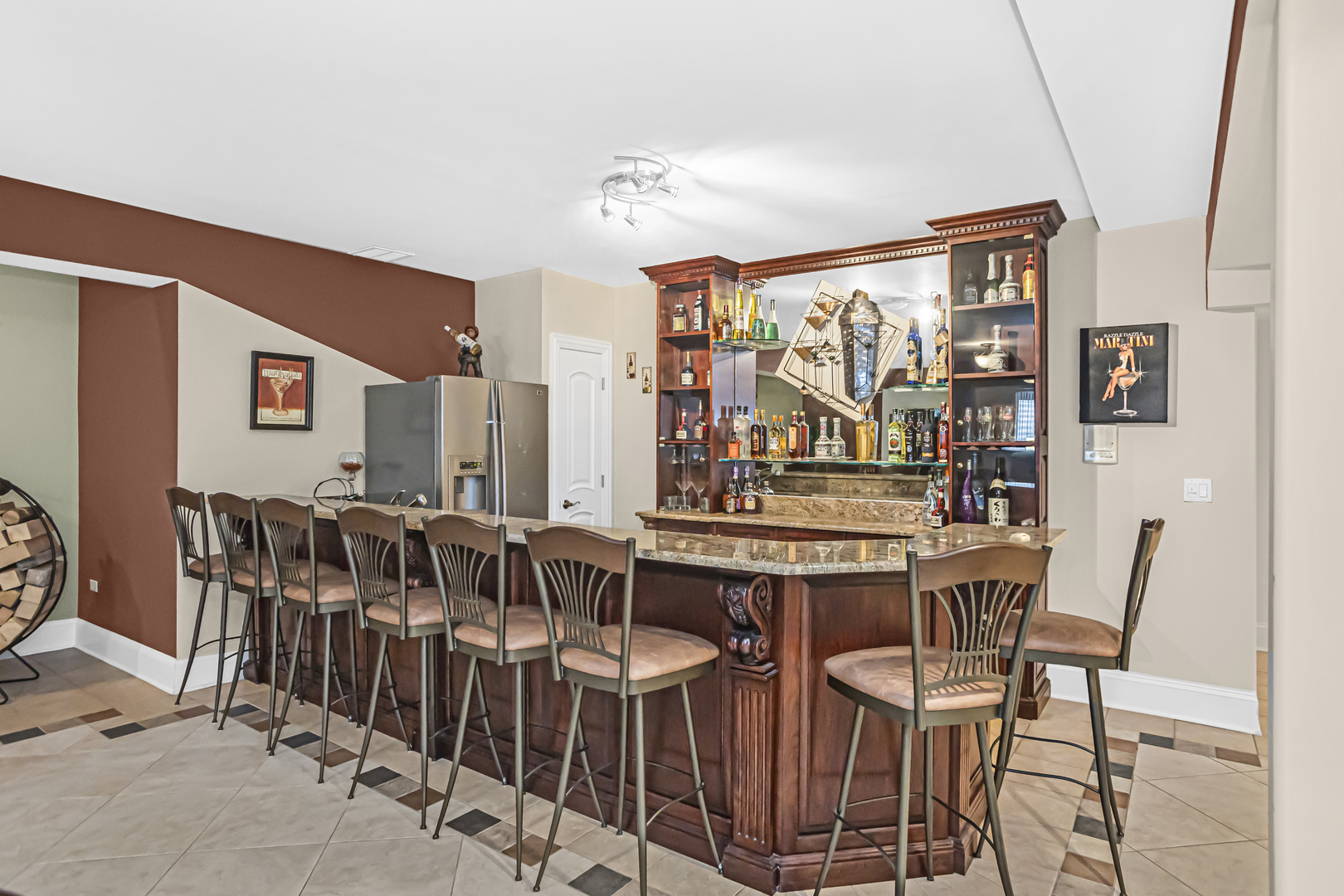 8040 West Charmaine Road Norridge, IL 60706 - Photo 44 of 62 a view of a dining room with furniture