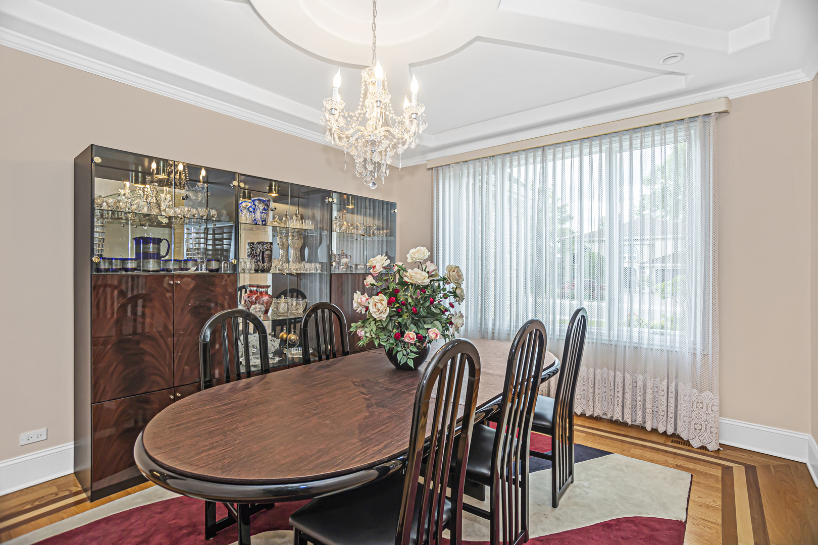 8040 West Charmaine Road Norridge, IL 60706 - Photo 8 of 62 a view of a dining room with furniture window and outside view