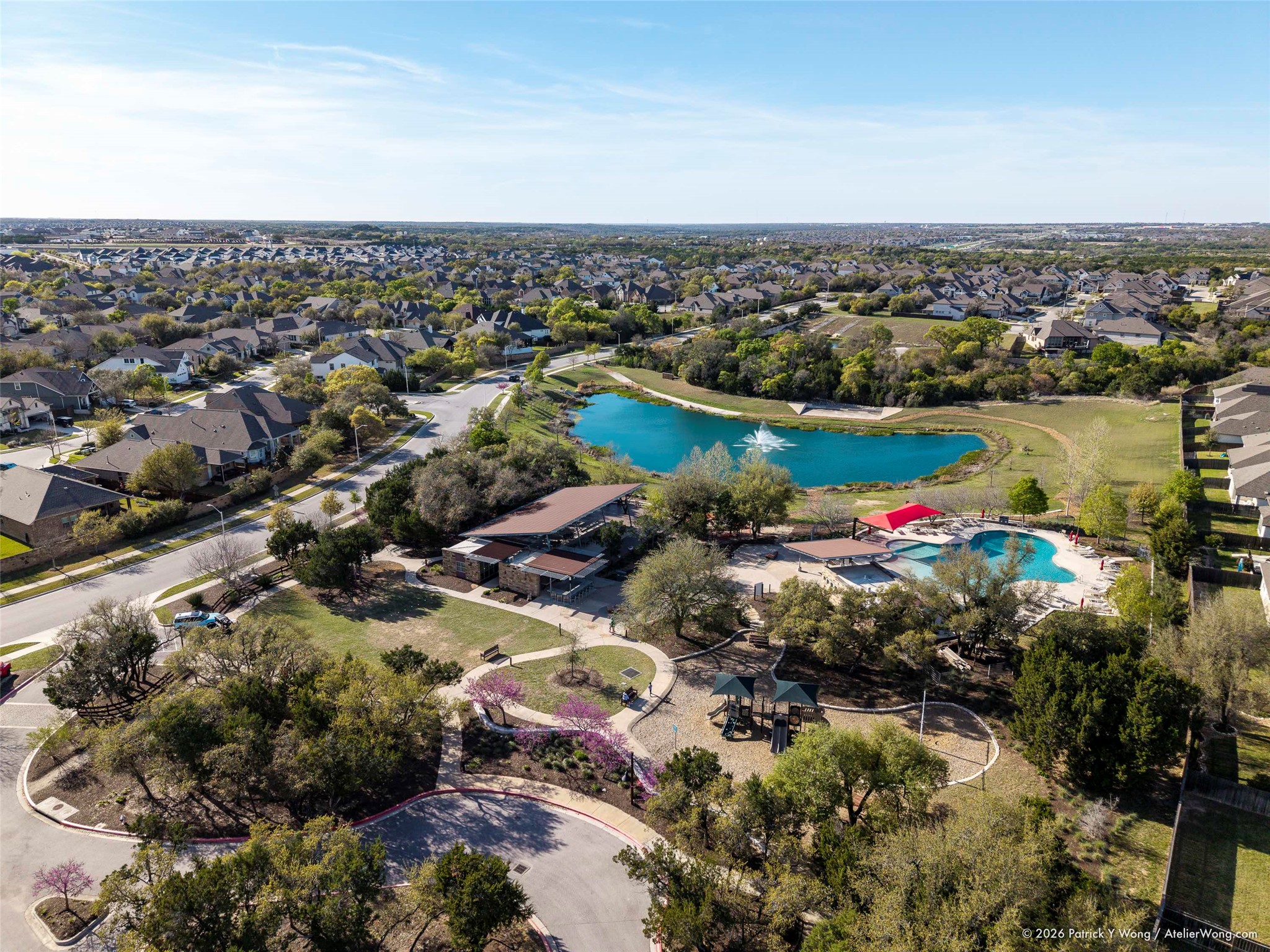 1341 Bryson Rdg Trail Leander, TX 78641 - Photo 35 of 36 Bryson Amenity Center - pool, playground w/ splash pad, event pavilion
