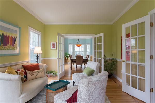 34 Bellflower Street Lexington, MA 02421 - Photo 3 of 21 a living room with furniture and a window