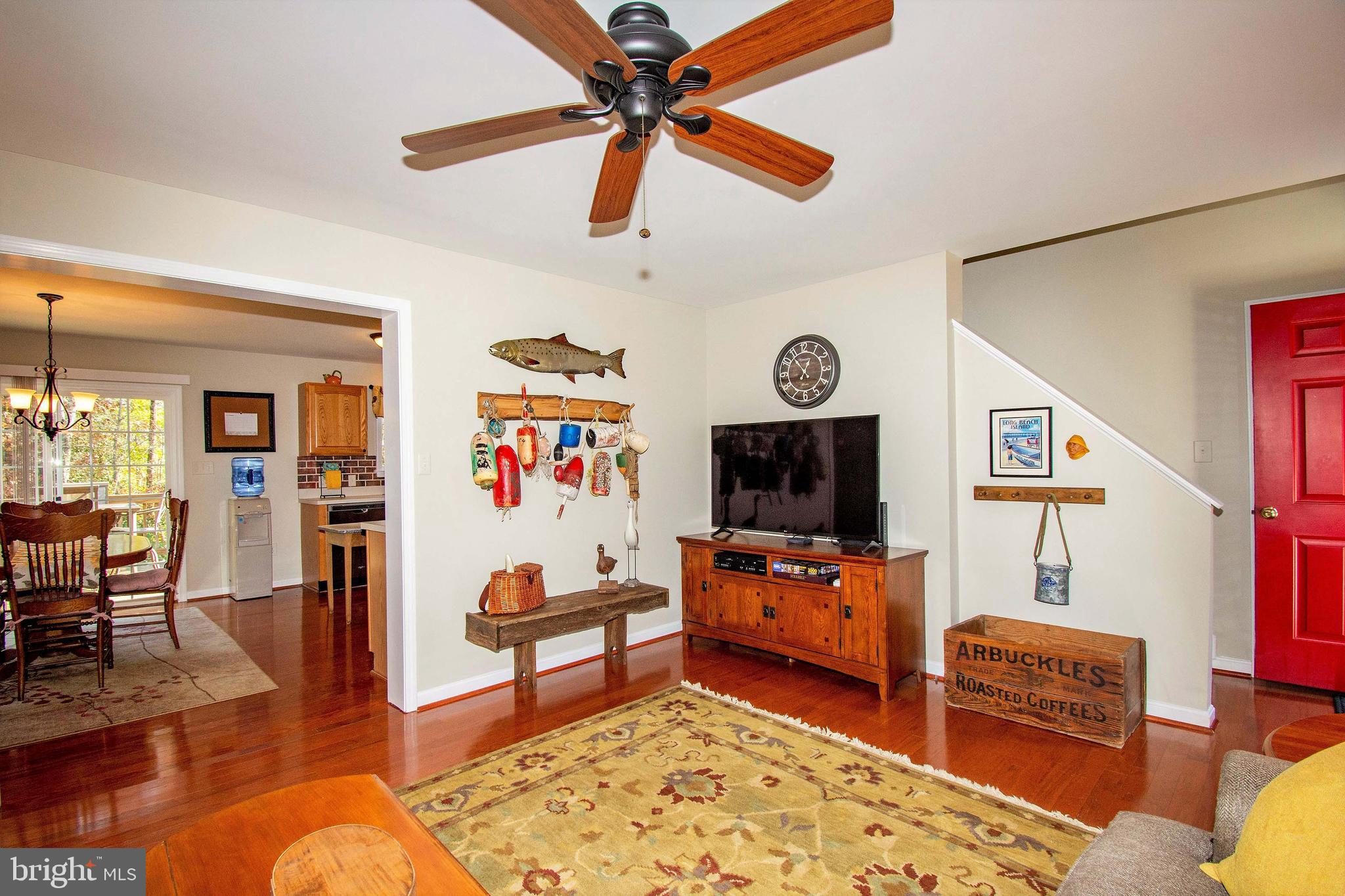 6113 Eds Road Mineral, VA 23117 - Photo 22 of 64 Living Room Open to Dining Area