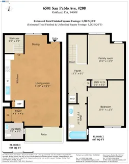 $508,000 | 6501 San Pablo Avenue, Unit 208, Oakland, CA 94608