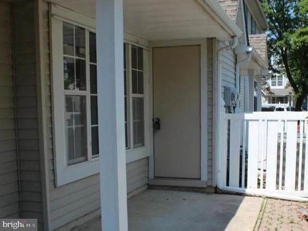 a view of front door of house