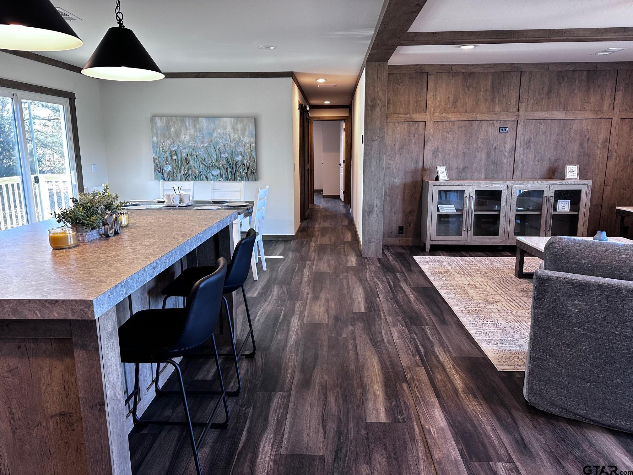 118 Private Road 5296 Alba, TX 75410 - Photo 5 of 25 a living room with furniture and a wooden floor