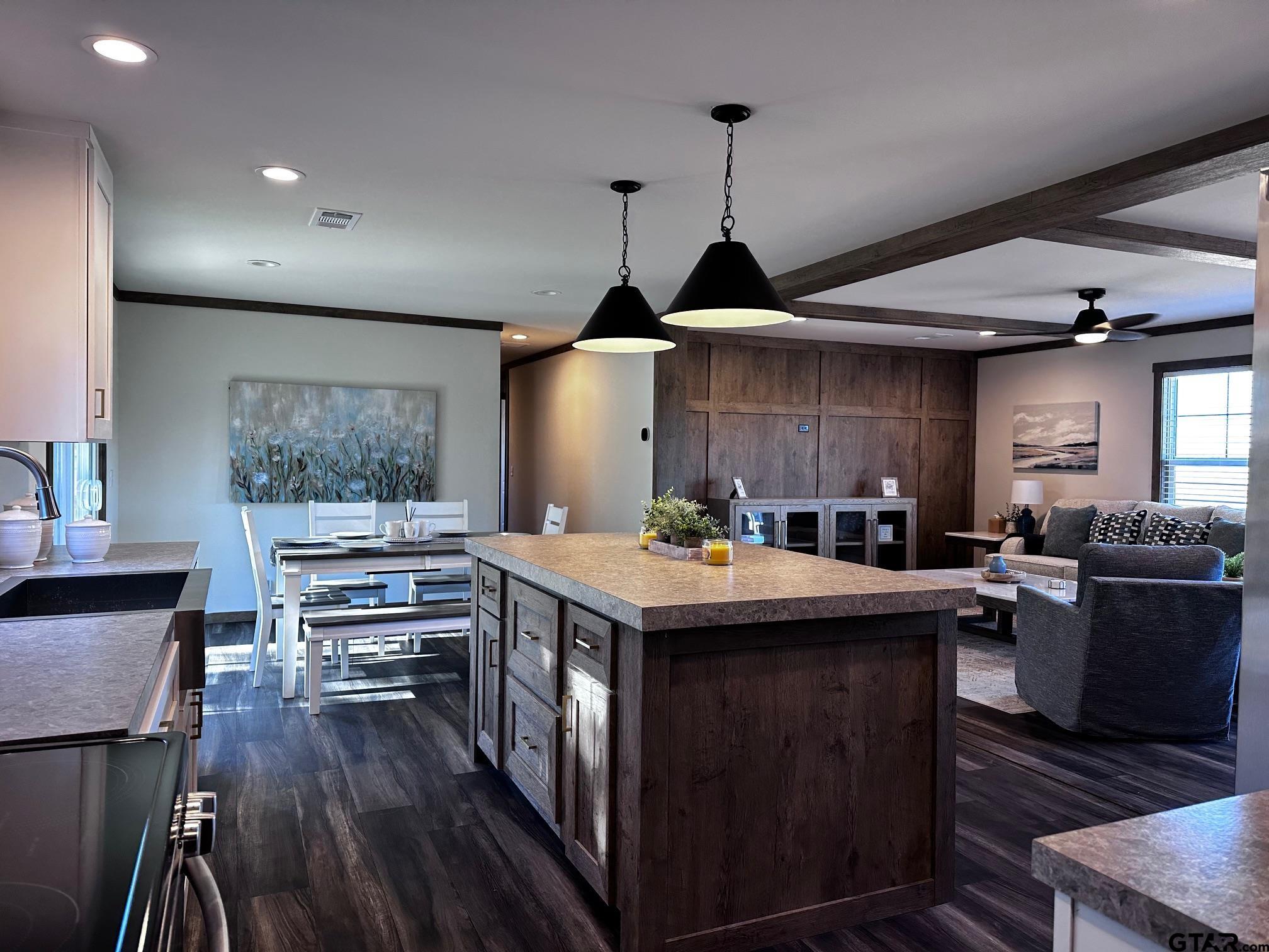 118 Private Road 5296 Alba, TX 75410 - Photo 6 of 25 a kitchen that has a lot of cabinets in it