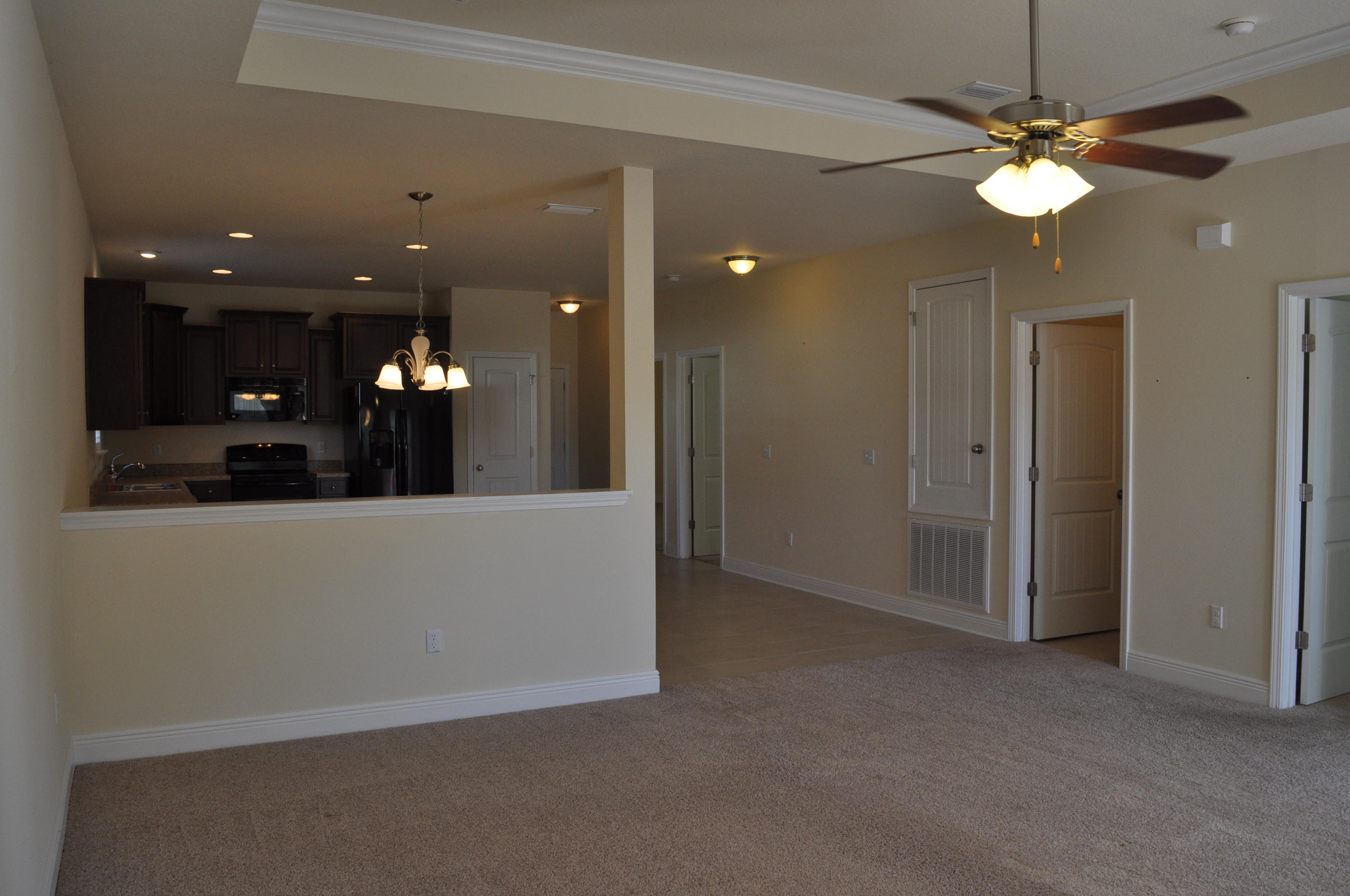 46 Nelly Street Freeport, FL 32439 - Photo 3 of 16 a view of a livingroom with a ceiling fan