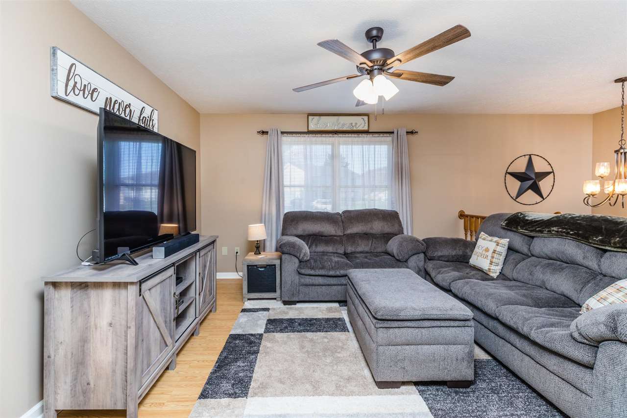 160 Buckboard Road Waynesboro, VA 22980 - Photo 2 of 34 a living room with furniture and a flat screen tv